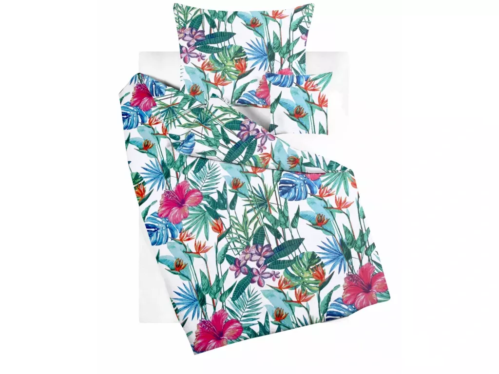 Bavlněné povlečení Tropical - růžové