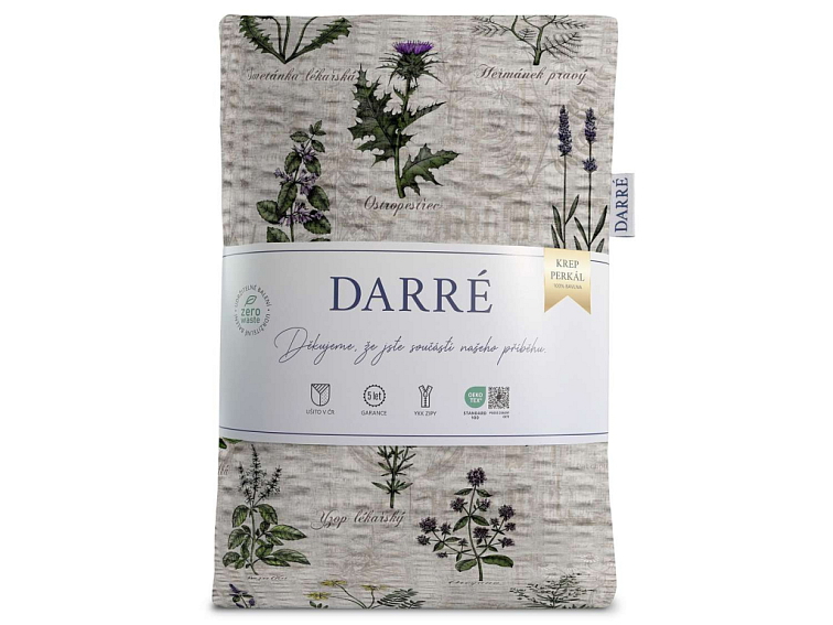 Krepové povlečení Léčivá zahrada
