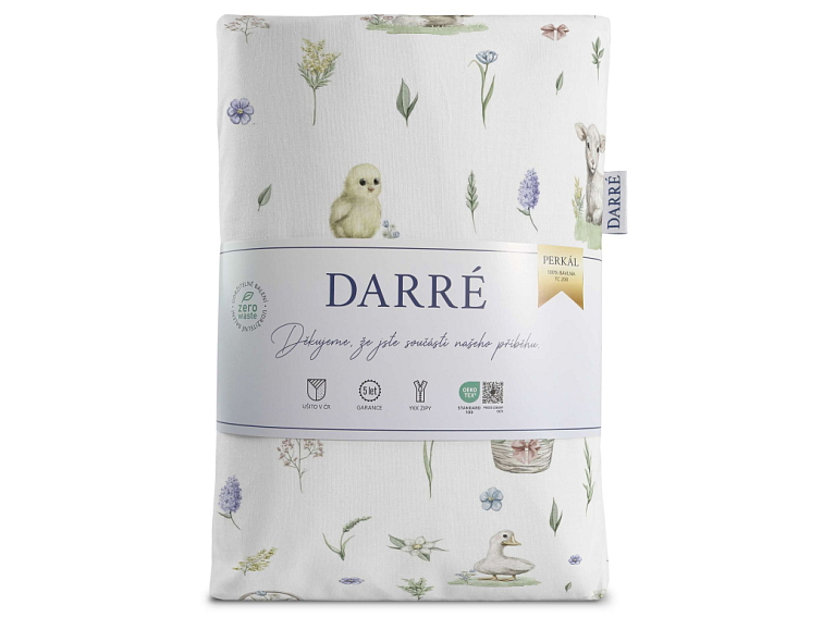 Bavlnené posteľné prádlo Veľkonočná záhrada - duo