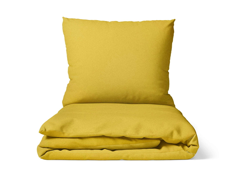 Bavlněné povlečení Jednobarevné - medově žluté