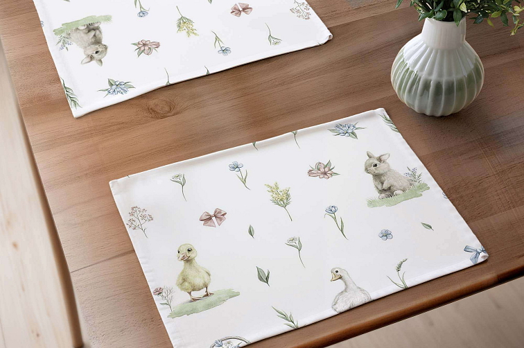 Bavlnený behúň Veľkonočné zvieratká