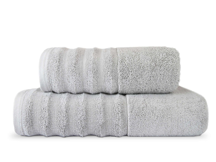 Uteráky a osušky CASA COLORATA - svetlo šedá