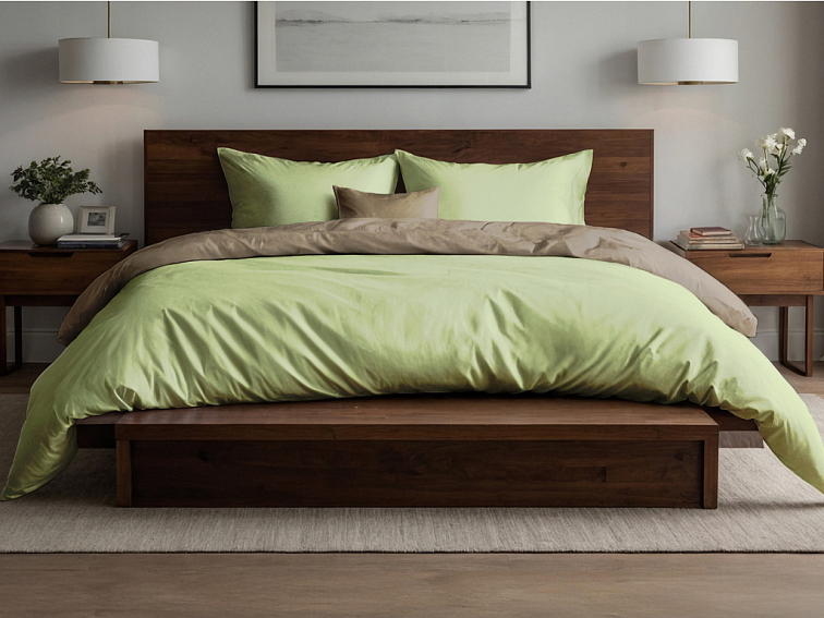 Saténové povlečení Dubajská čokoláda