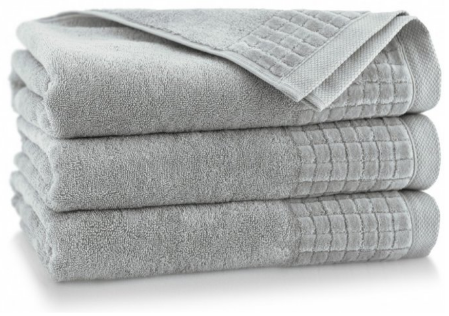 Egyptská bavlna ručníky a osuška Saveli - světle šedá