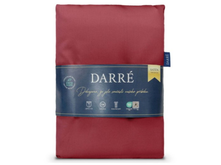 Saténové povlečenie Red Velvet