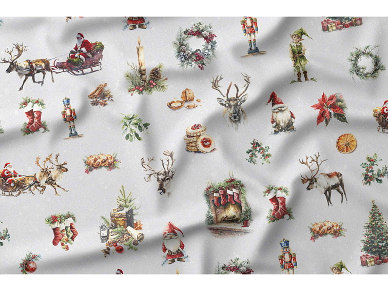 Bavlněné povlečení Vánoční nadílka 2