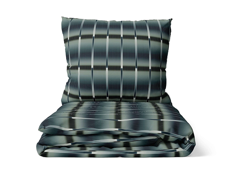 Saténové povlečení Stefano - modré