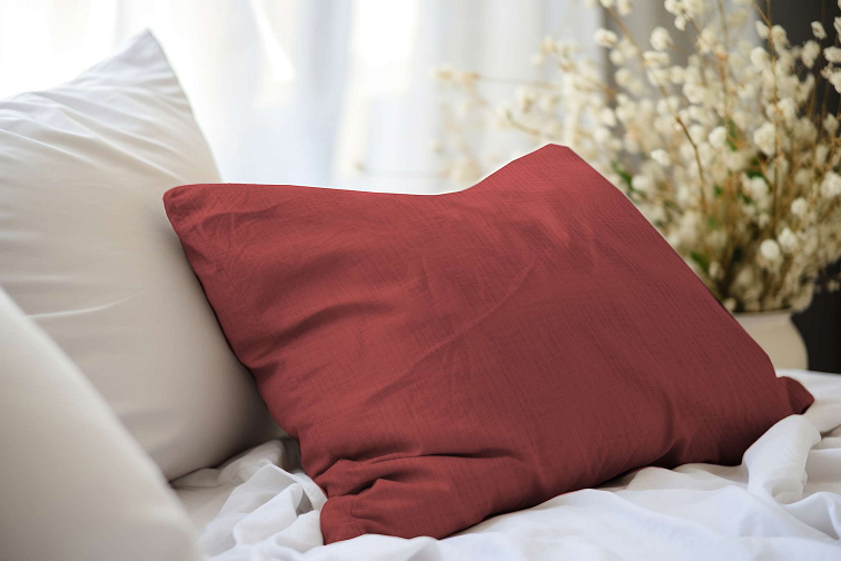 Mušelínový přehoz na postel Wine