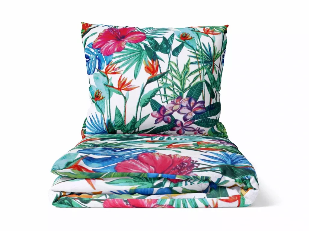 Bavlněné povlečení Tropical - růžové