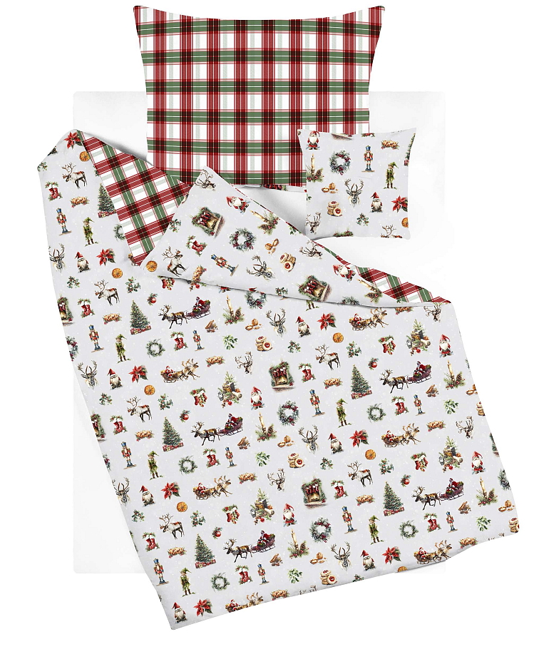Bavlněné povlečení Vánoční nadílka