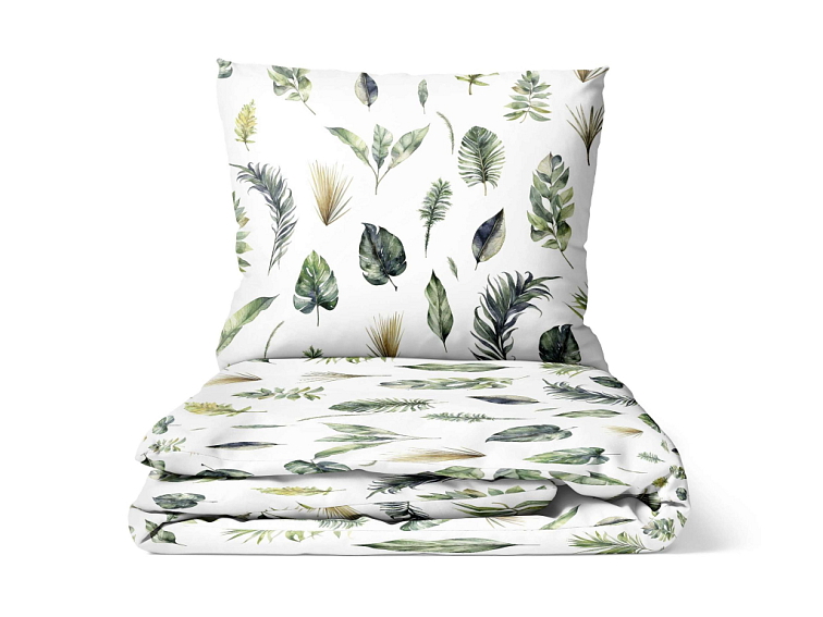 Bavlněné povlečení Exotické listy