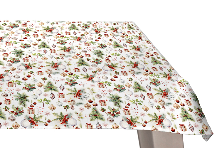 Bavlněný ubrus Veselé Vánoce