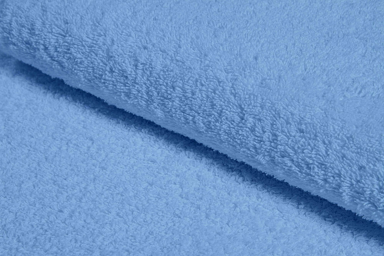 Egyptské bavlnené uteráky a osušky Saveli - stredne modré