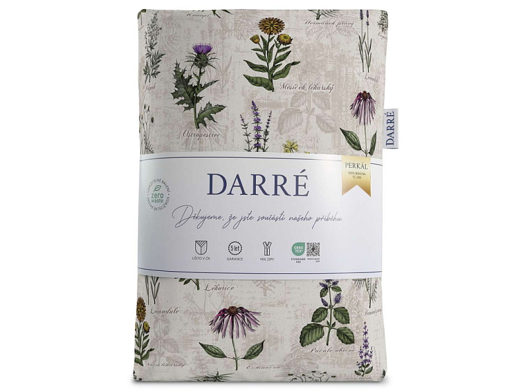 Bavlněné povlečení Léčivá zahrada