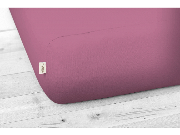 Jersey prostěradlo tmavě fialkové na výšku matrace do 20 cm