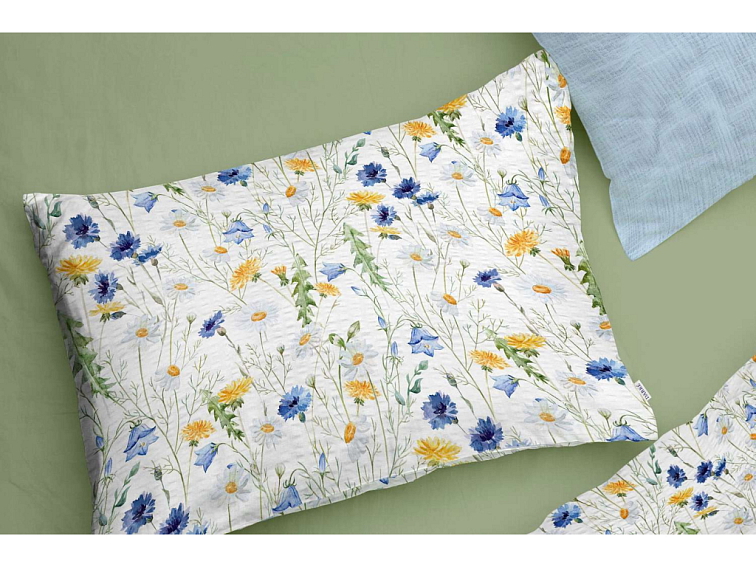 Krepové návliečky Rozkvetlé kvítí