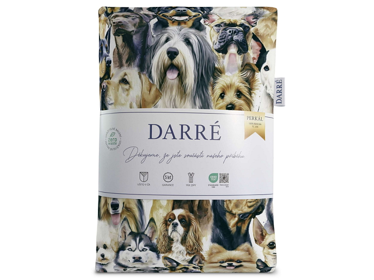 Bavlněné povlečení Psí kamarádi