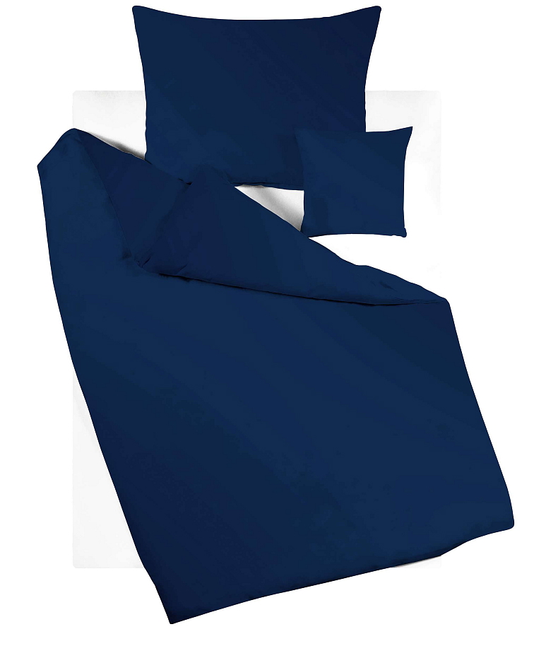 Bavlněné povlečení Jednobarevné - tmavě modré