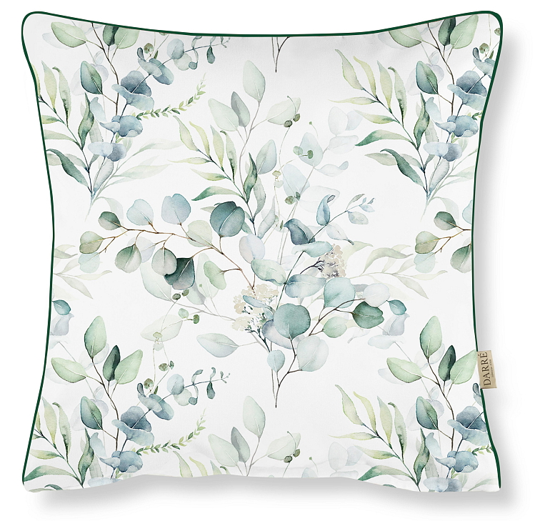 Saténový povlak na polštář Eukalyptus od Darré