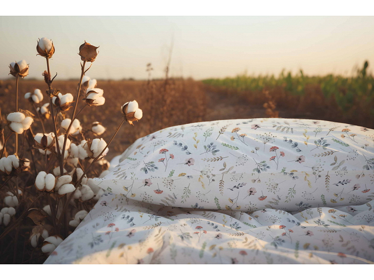 Bavlněné povlečení Barevný kvítek