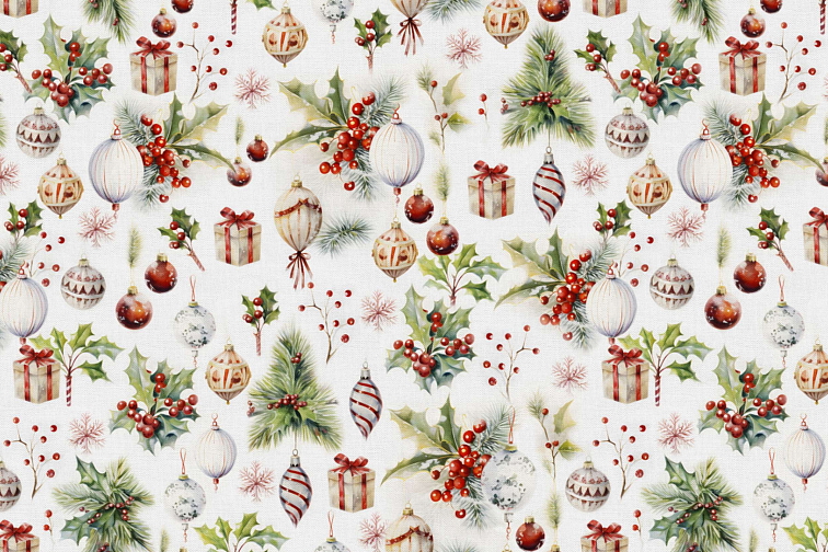 Dekorační povlak na polštářek Veselé Vánoce