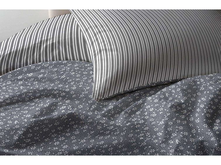 Bavlněné povlečení Venkovský sen - šedé