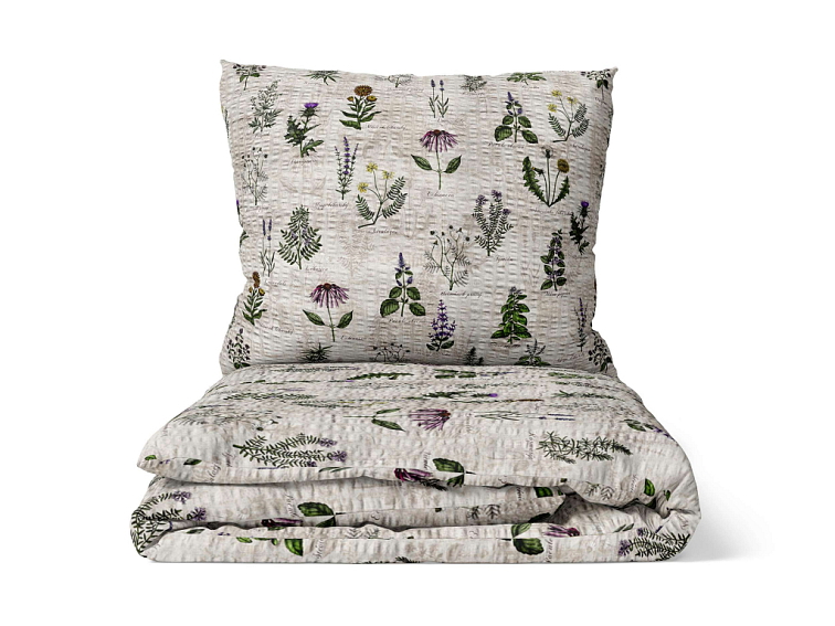 Krepové povlečení Léčivá zahrada
