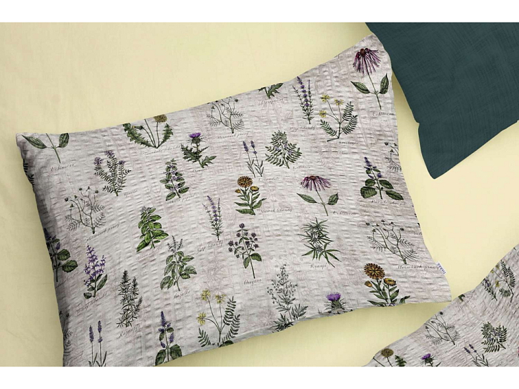 Krepové povlečení Léčivá zahrada