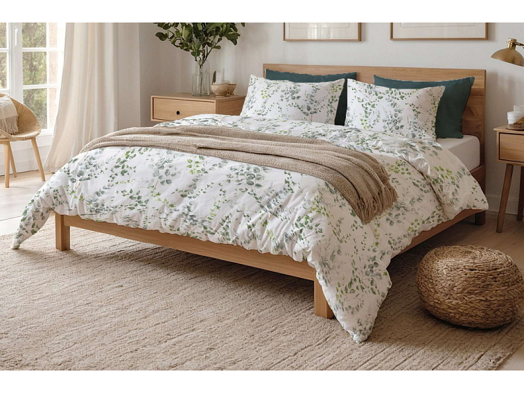 Bavlněné povlečení Tančící lístky