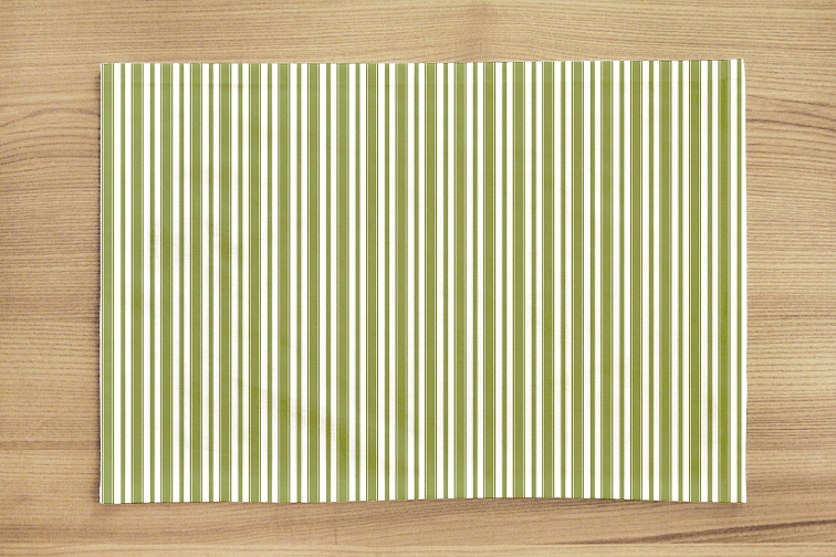 Bavlněné prostírání na stůl Proužek - zelené