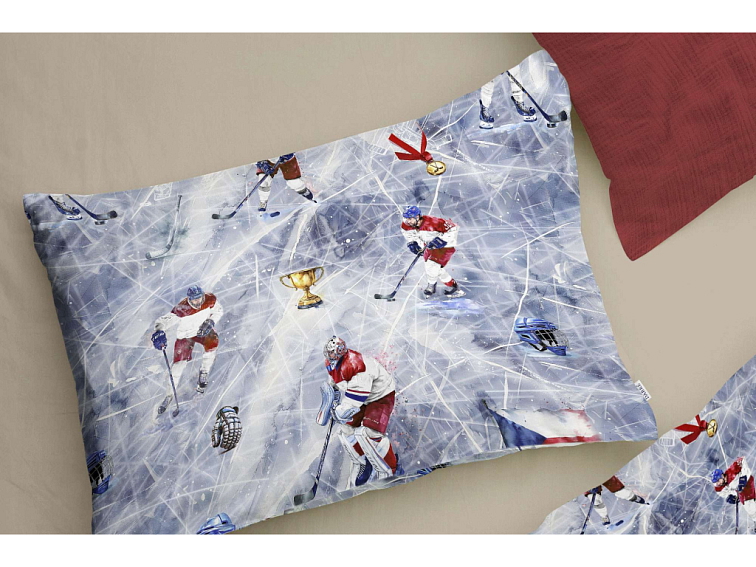 Bavlnené posteľné prádlo Českí hokejisti