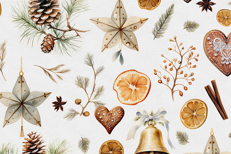 Dekoračný poťah na vankúš Voňavé Vianoce