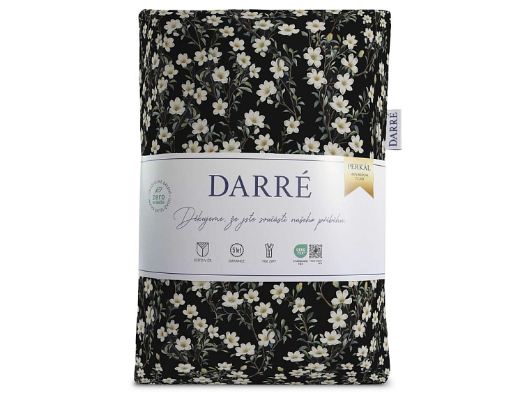 Bavlněné povlečení Půlnoční kvítí