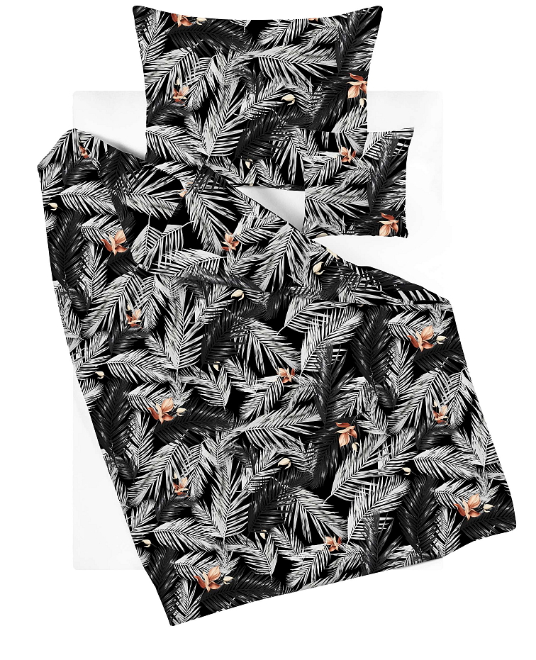 Saténové povlečení Tropicana