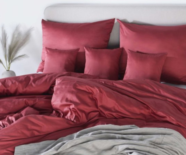 Saténové povlečenie Red Velvet