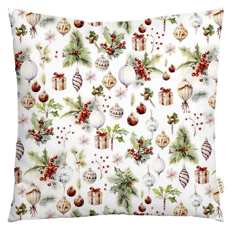 Dekorační povlak na polštářek Veselé Vánoce