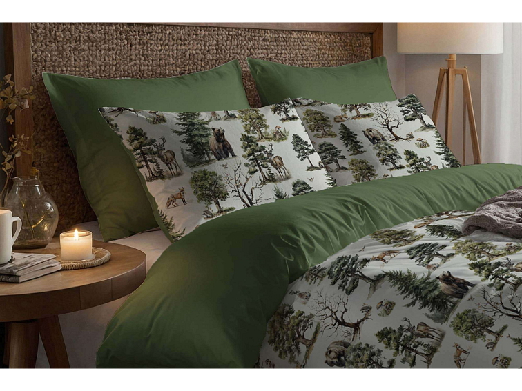 Bavlněné povlečení Lesní říše - duo