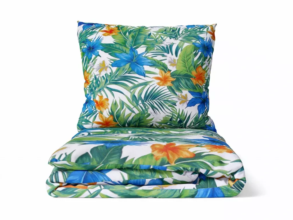 Bavlněné povlečení Tropical - modré