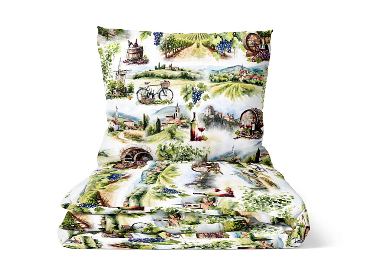 Bavlněné povlečení Vína z Moravy
