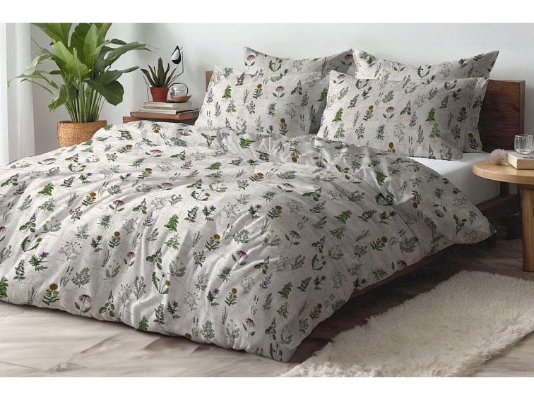 Bavlněné povlečení Léčivá zahrada