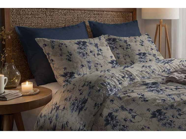 Krepové povlečení Stíny květů