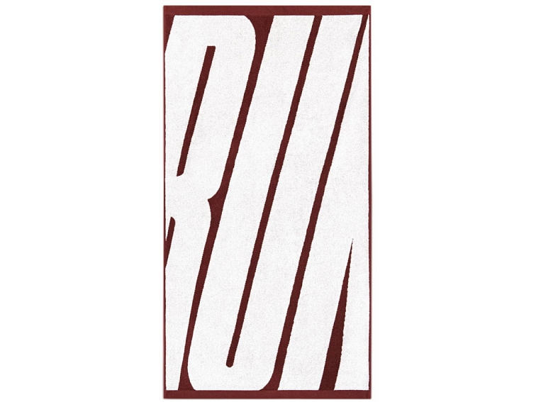 Sportovní ručník a osuška RUN - bordová