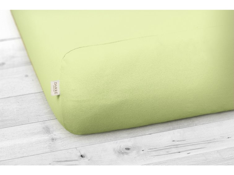 Jersey prostěradlo světle zelené na výšku matrace do 20 cm