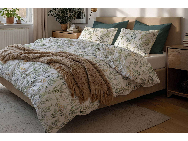 Bavlnené posteľné prádlo Voňajúce listy