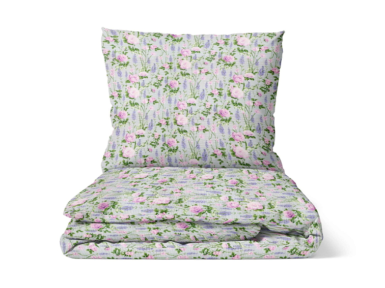 Krepové povlečení Růžové okouzlení