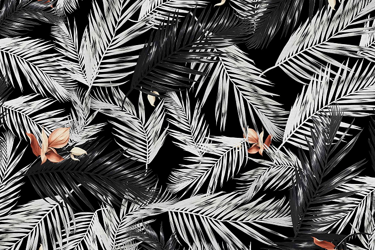 Saténové povlečení Tropicana