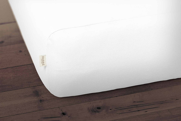 Jersey prostěradlo bílé na výšku matrace do 40 cm