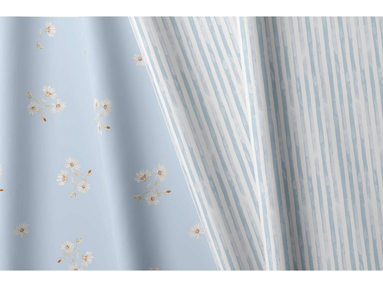 Bavlněné povlečení Sedmikrásky - modré