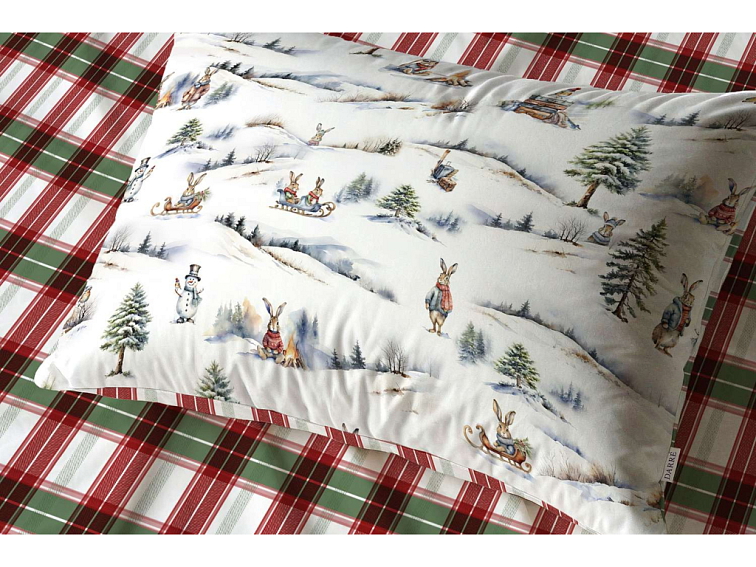 Bavlněné povlečení Vánoční zajíčci