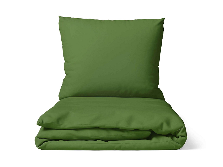 Bavlněné povlečení Jednobarevné perkálové - tmavě zelené